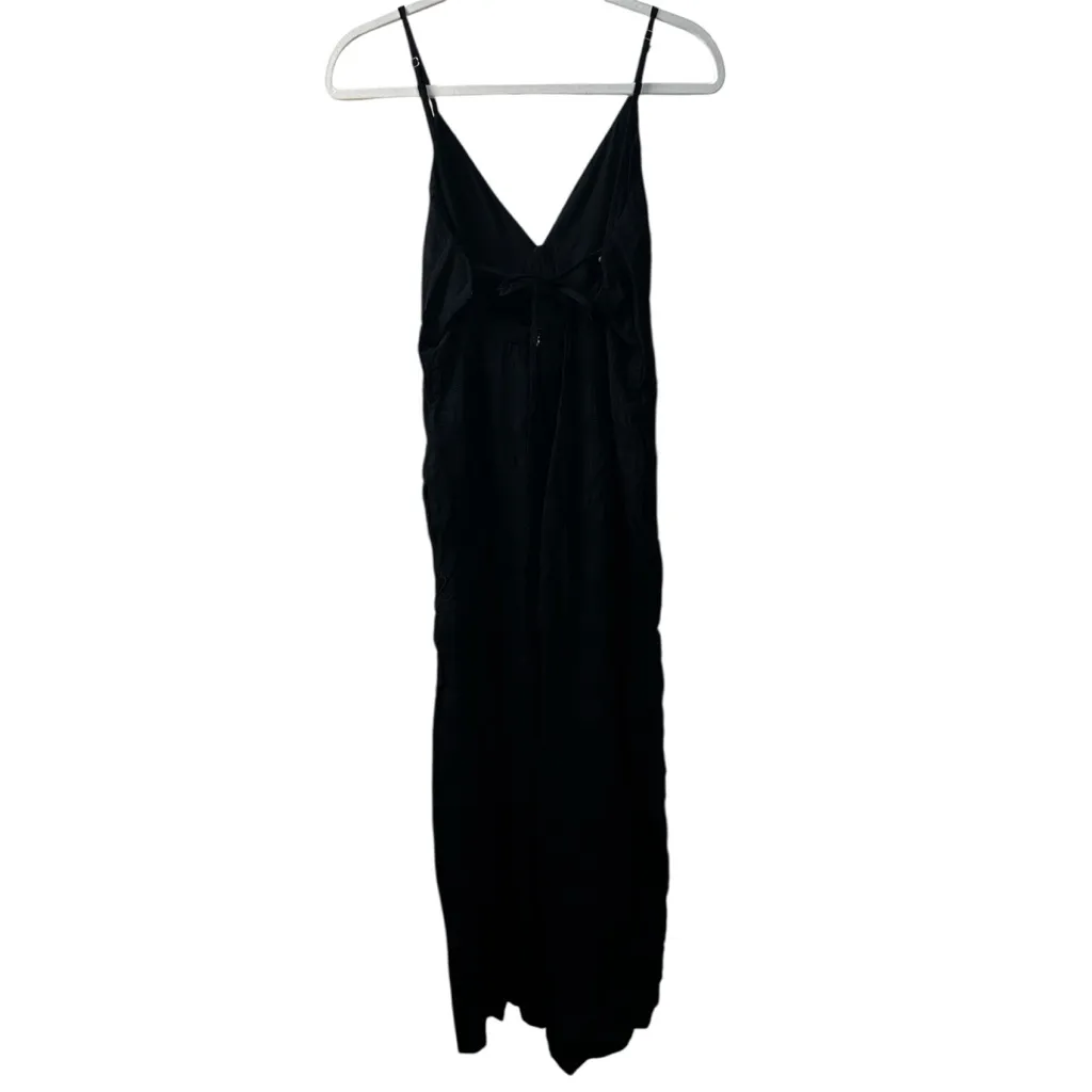 Sancia The Augustin Wide Leg Cropped Jumpsuit in Black Size Small Gently Used - Image 5