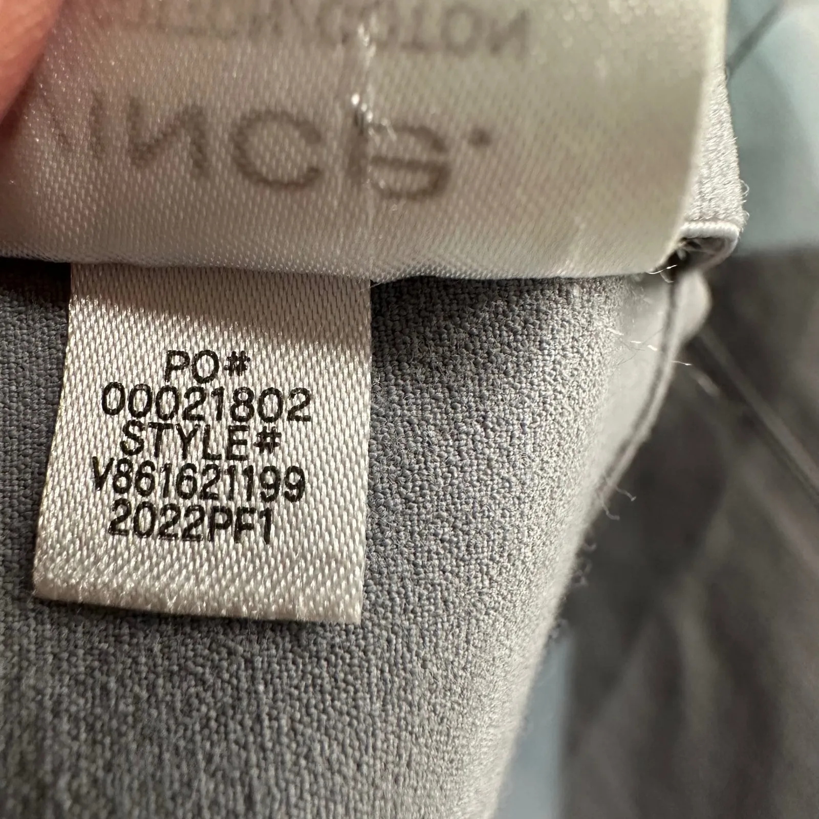 Vince Gray Ponte Knit Stretch Split Hem Tailored Pants Size L - Image 10