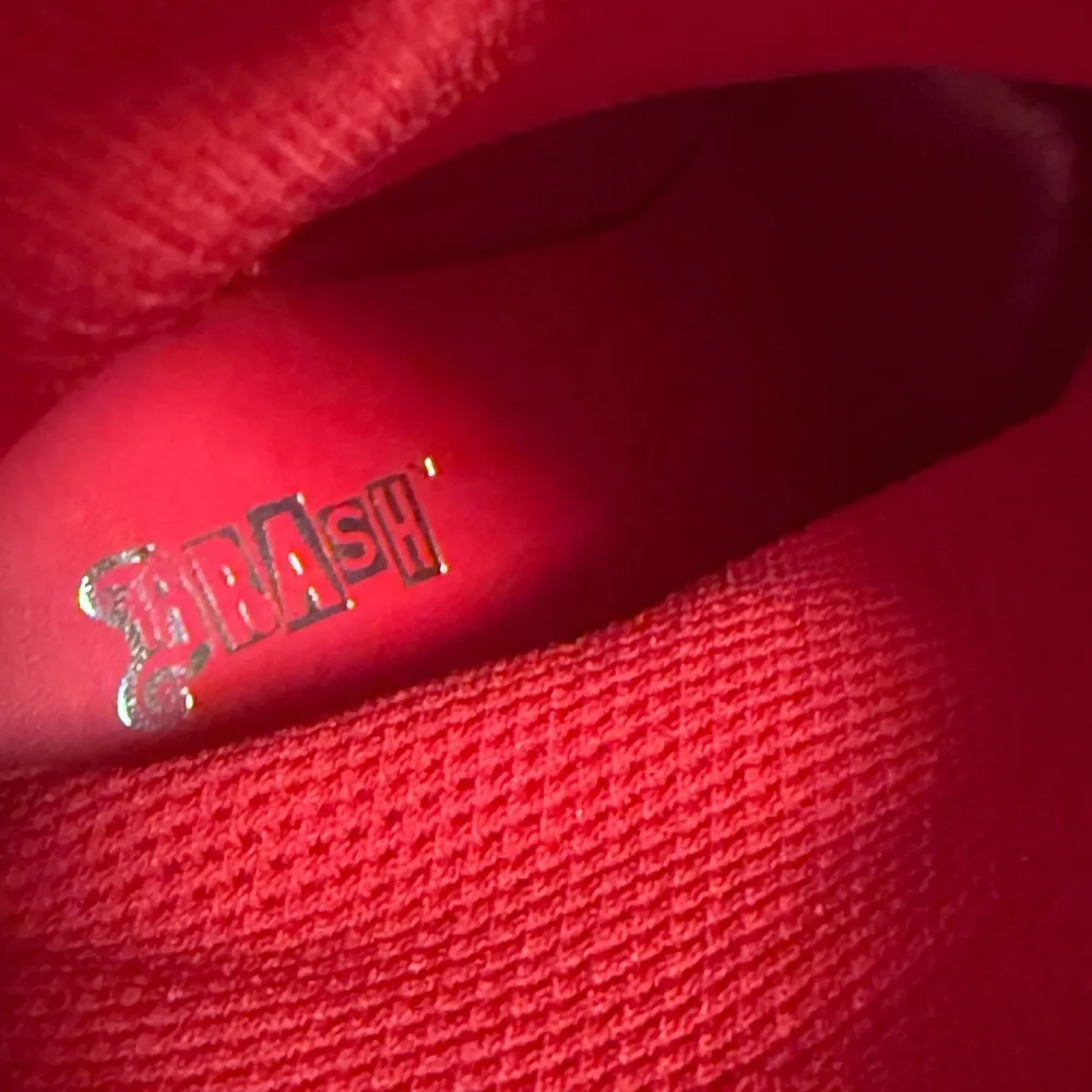 Brash Vibrant Red sock Booties with Stiletto Heel size 11 - Image 10