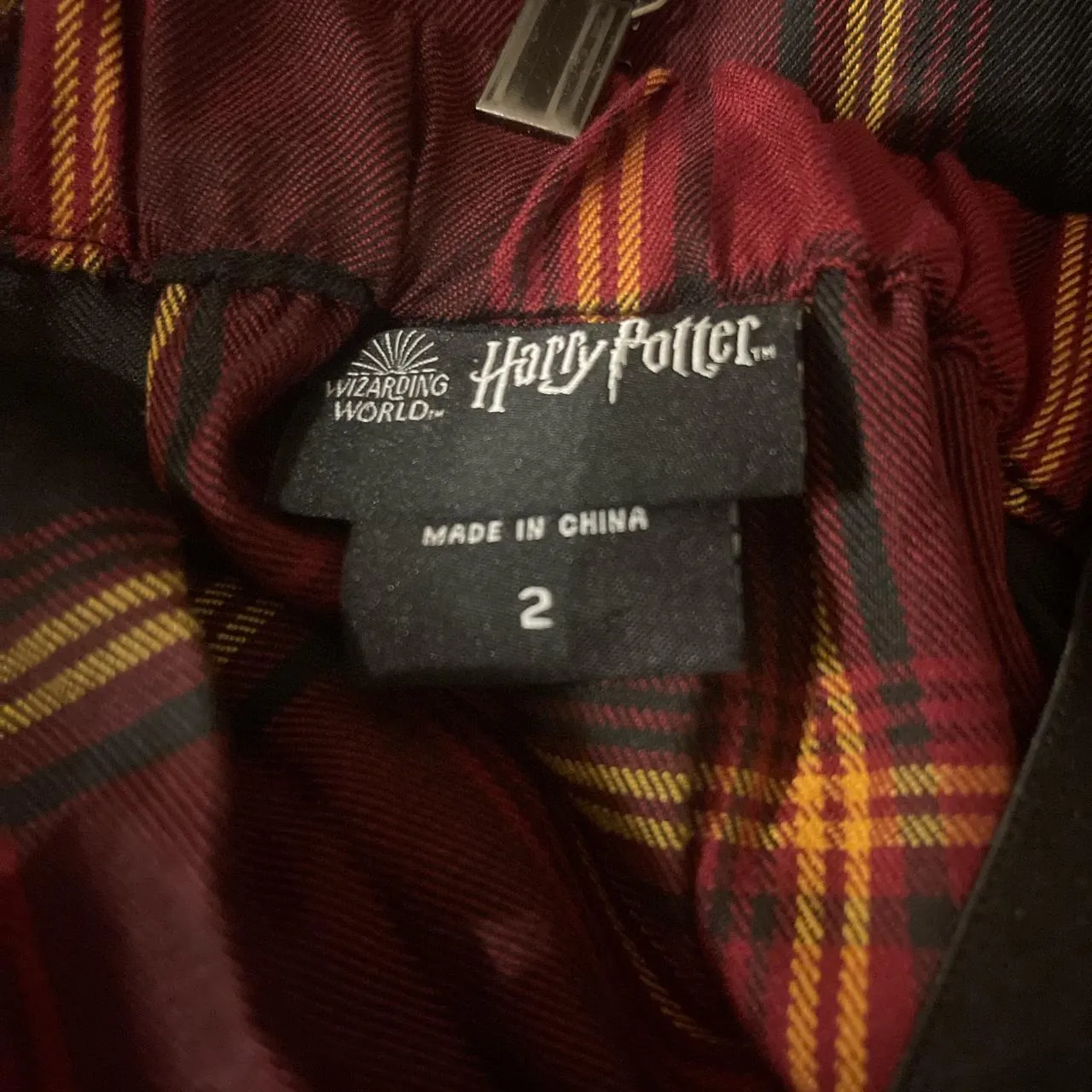 Harry Potter Gryffindor Pleated Suspender Skirt - Image 6