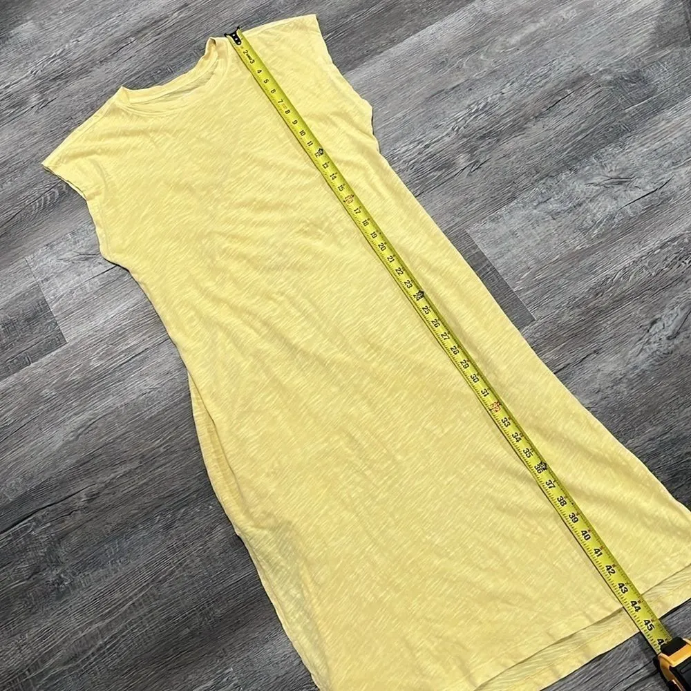 The Normal Brand Vintage Slub Tee Dress midi yellow - Image 13