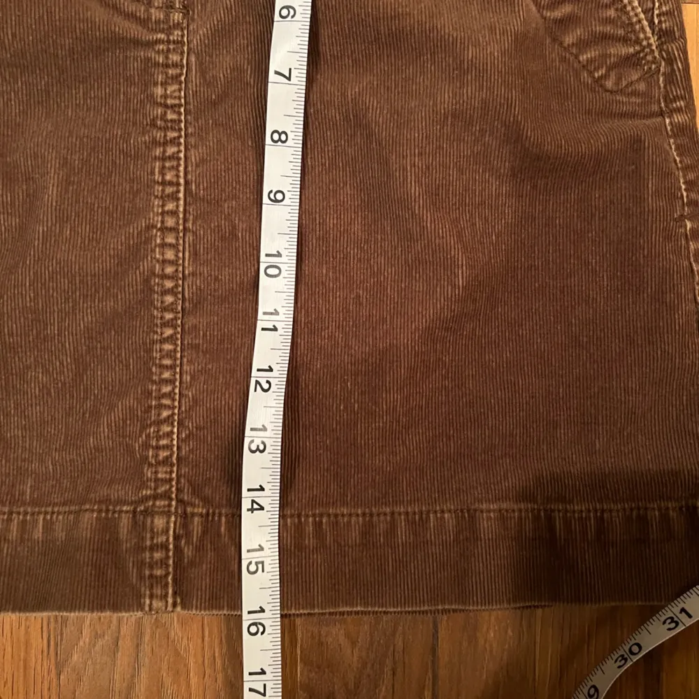 J Crew Women Corduroy Mini Skirt Size 4 Vintage Brown Cotton - Image 5