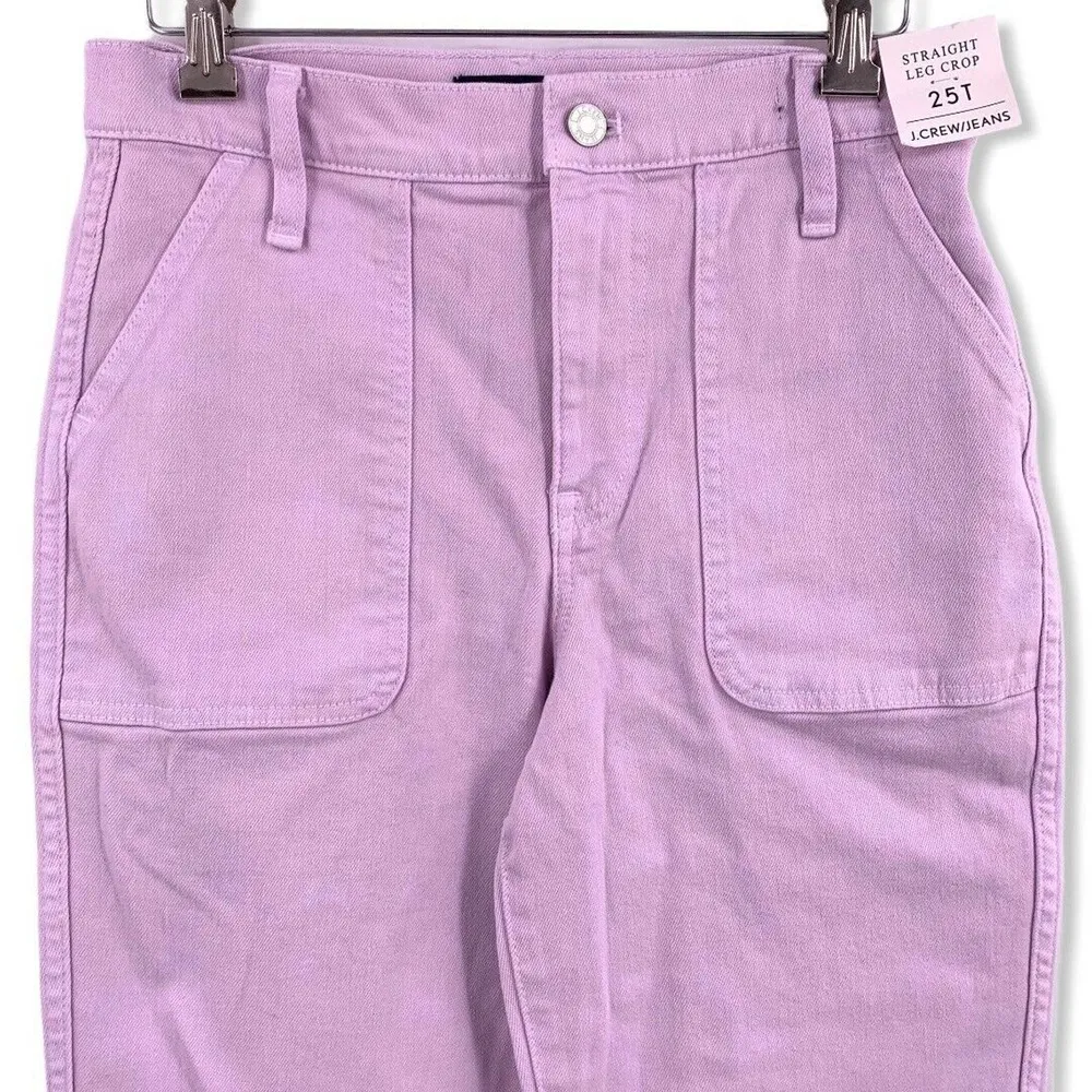 J Crew Garment Dyed Straight Leg Crop New 25 Tall - Image 5