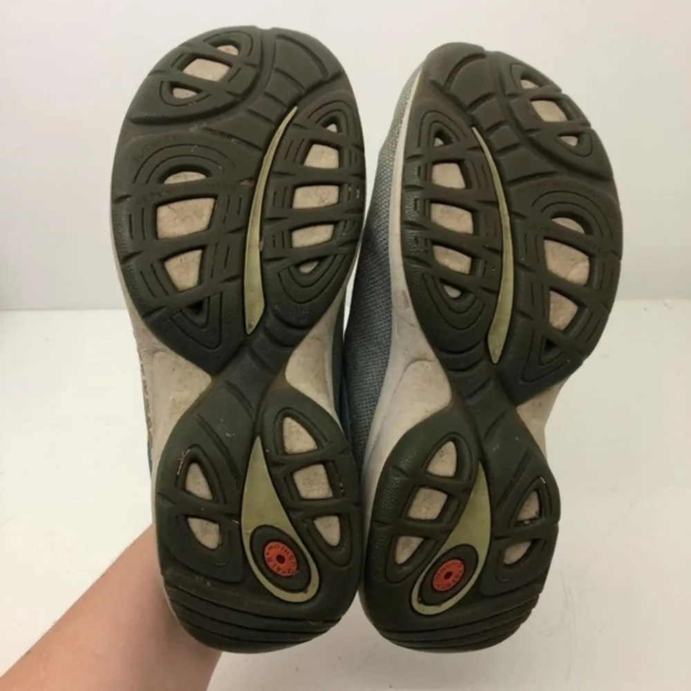 Merrell ENCORE BREEZE 3 CLOG blue green round toe slip on cushion size 7.5 - Image 9