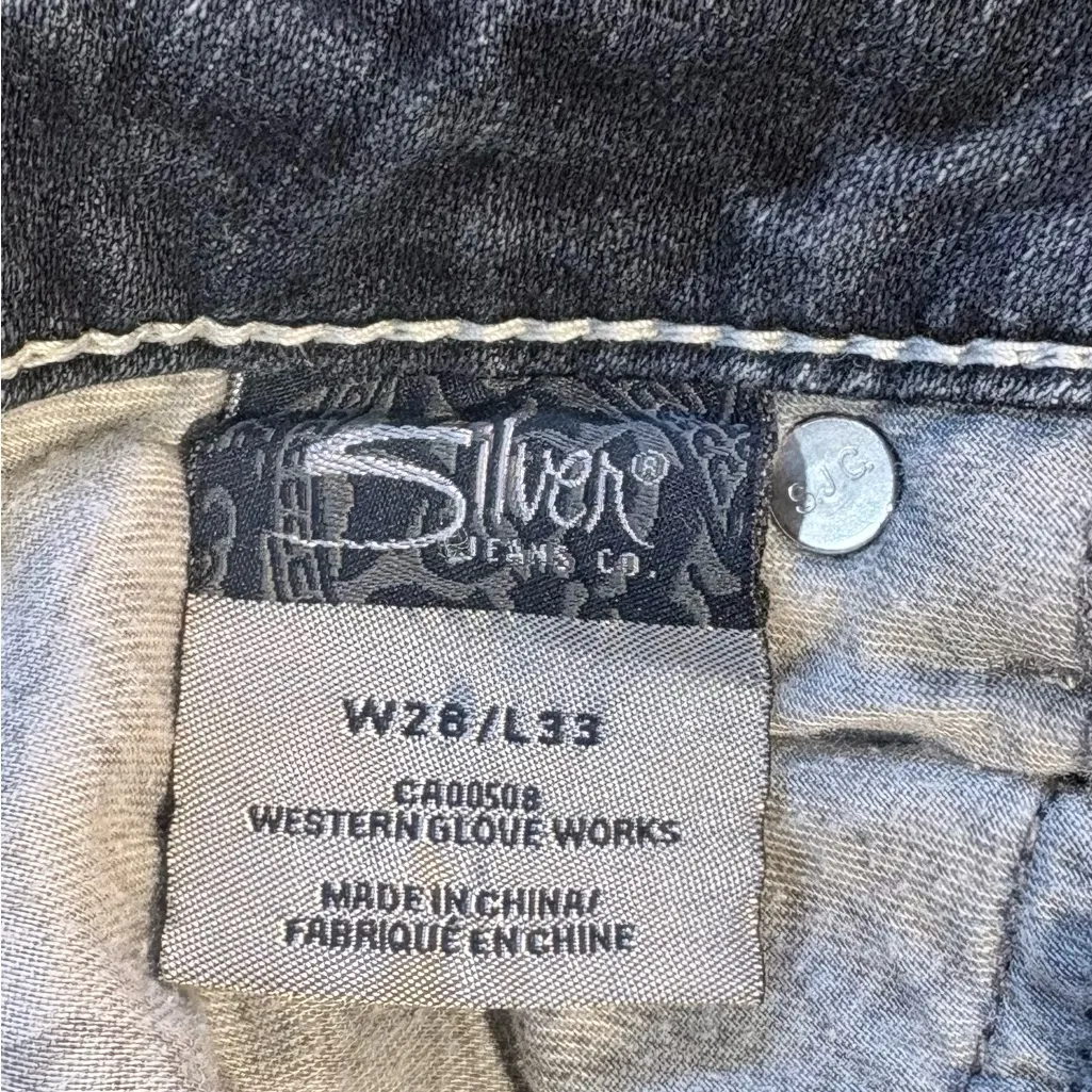 SILVER NATSUKI Medium Wash Boot Cut Jeans. Size 28/33 - Image 8