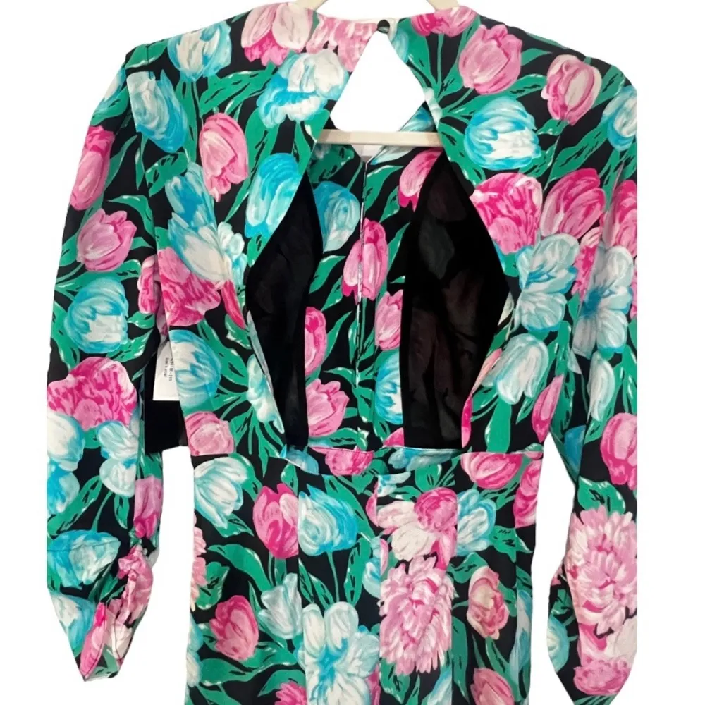 RIXO London Paloma Tulip Floral Silk Maxi Dress Size XS - Image 10