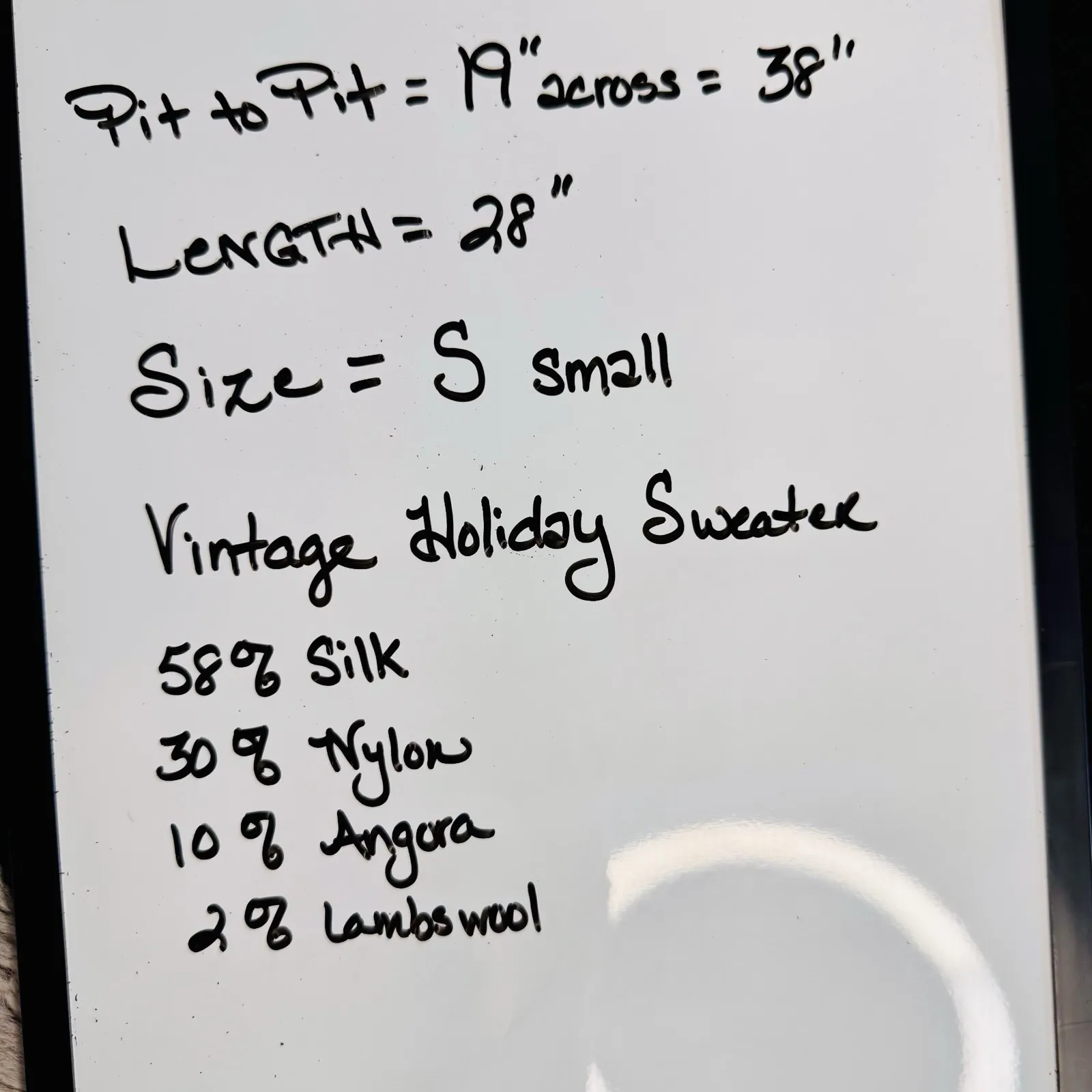 Karen Scott‎ Evening Beaded Christmas Ornament Holiday Sweater Sz Small Vintage - Image 16