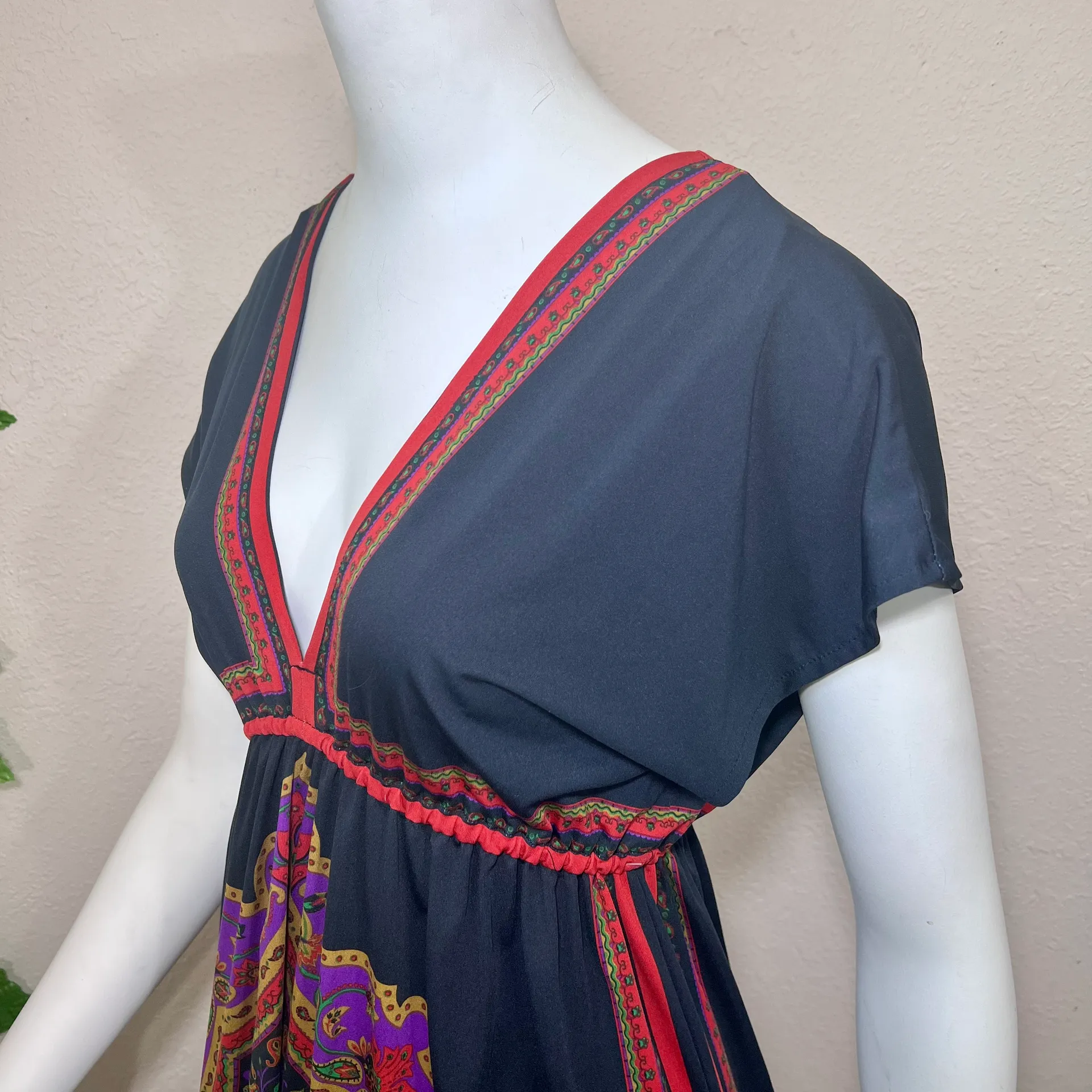 Flying Tomato Anthropologie Eastern Indian Floral Dress - Image 6