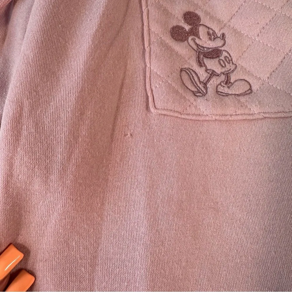 Disney Parks Mickey Mouse Quilted Joggers Women’s Medium Pockets & Drawstring - Image 5