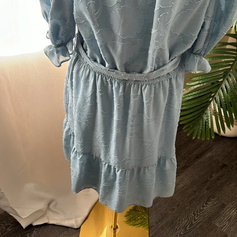 Eliza J Floral Jacquard Belted Dress, Size 12, $138 - Image 15