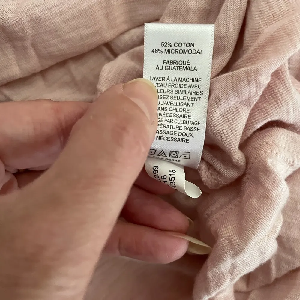 Express pink boho Y2K work-to-evening cutout neckline shirt, size XS summer - Image 5