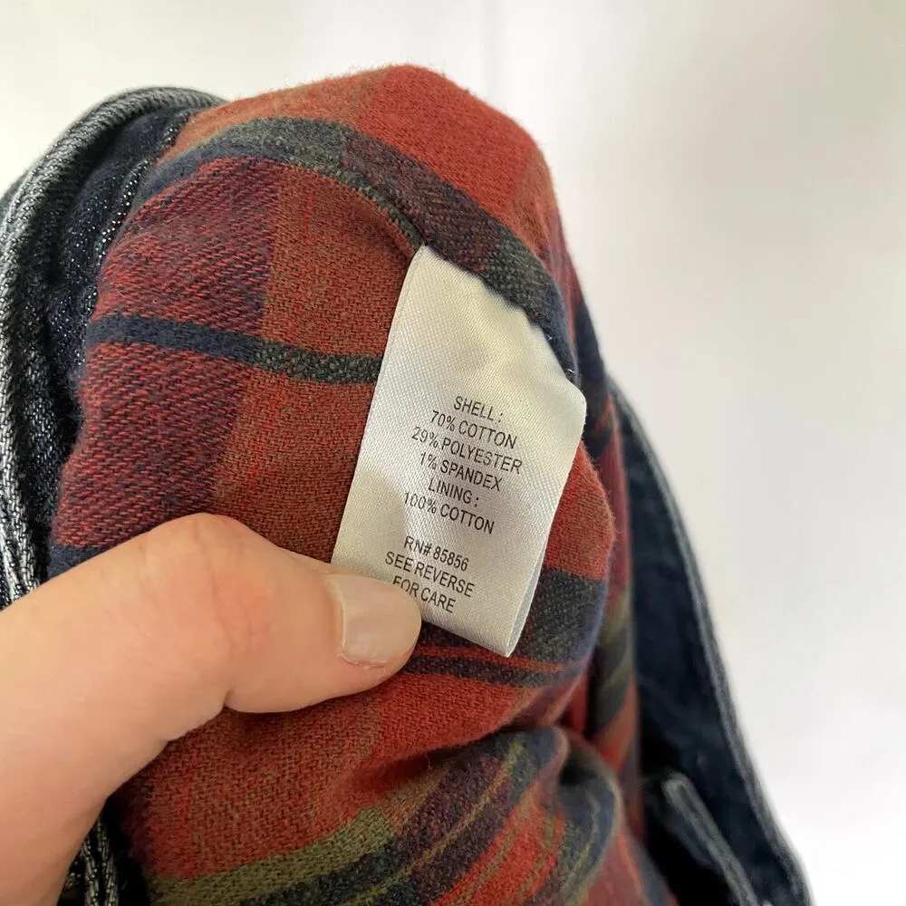 Gander Mountain Guide Series blue jeans dark wash fleece lined cotton women's 18 - Image 8