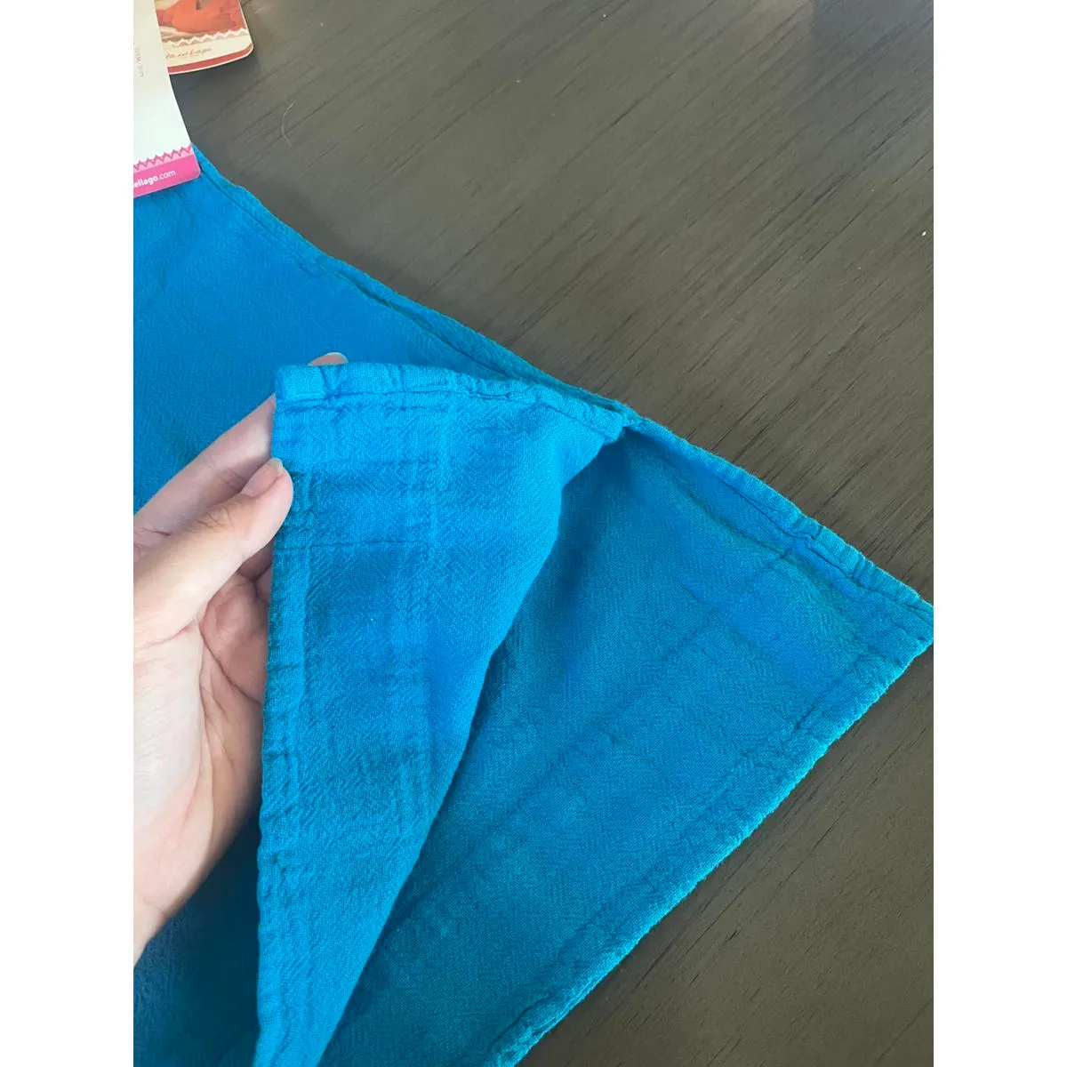 NWT Manta Del Lago Tank Top Size Small Blue Embroidered Classic Casual - Image 4