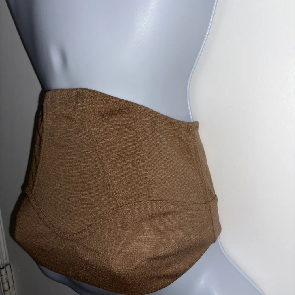 Out From Under brown Corset crop top Size Small - Image 3