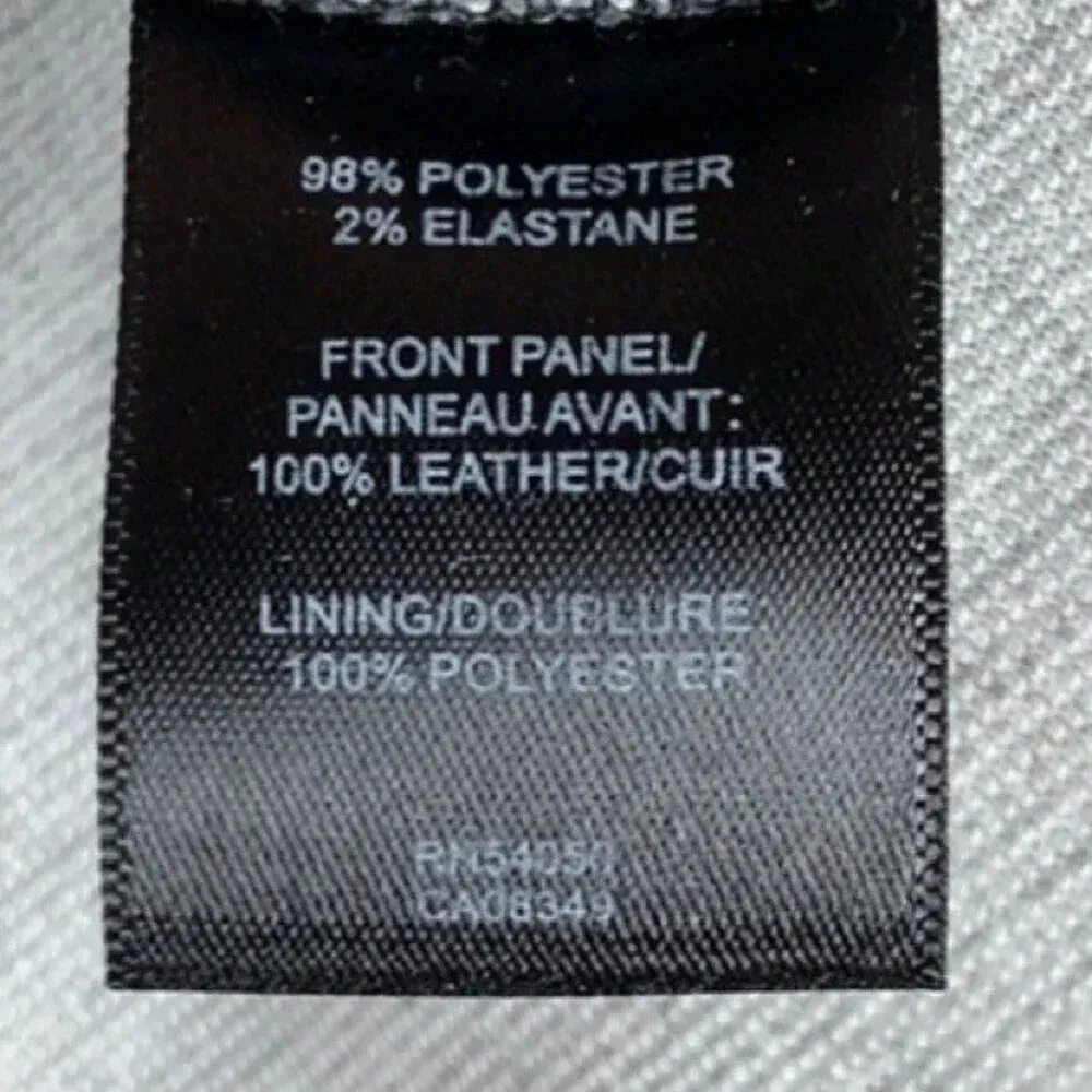 Robert Rodriguez Perforated Leather Front‎ Top Medium - Image 7