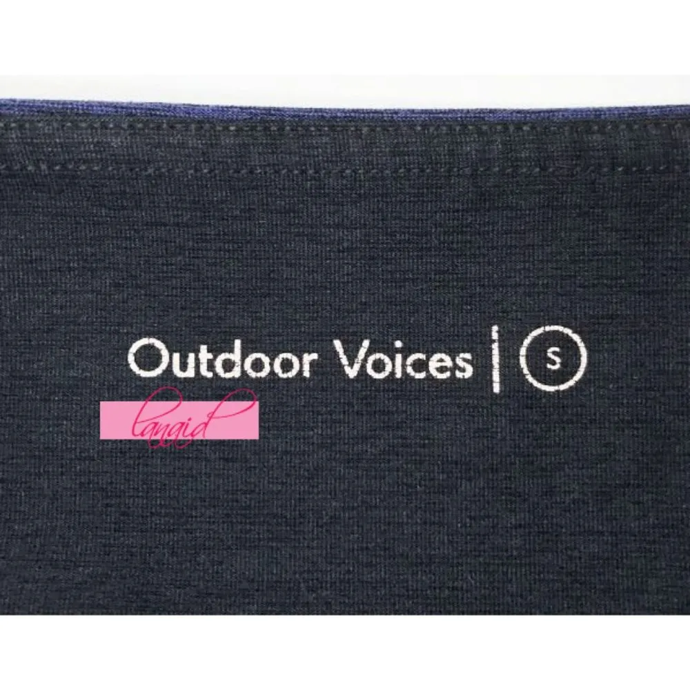 Two-Tone Warmup 7/8 Legging Navy Grey Heathered Colorblock Tights - Image 13