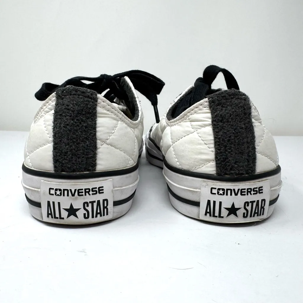 CONVERSE Chuck Taylor All Star Quilted Sneakers, size Women’s 8, Men’s 4 White - Image 6