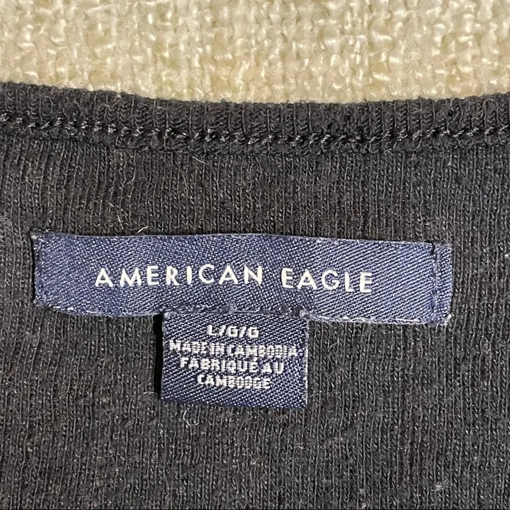 American Eagle Pull On Front Tie Shirt - Image 9