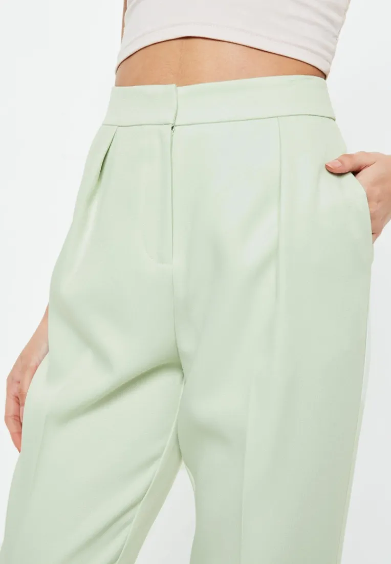 Missguided Mint Cigarette Pants - Image 2