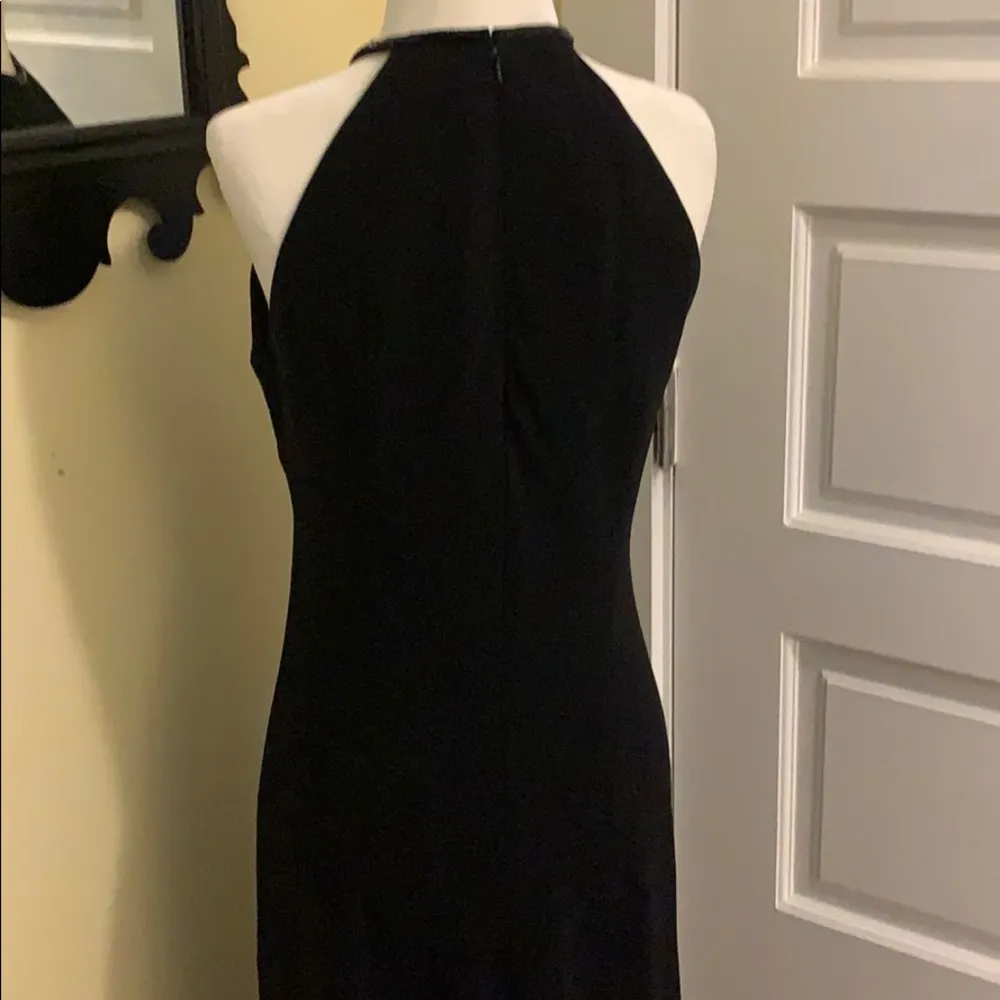 Vintage 90s Ralph Lauren Black Cocktail Dress Sz 8 a la Rachel Green “Friends” - Image 4