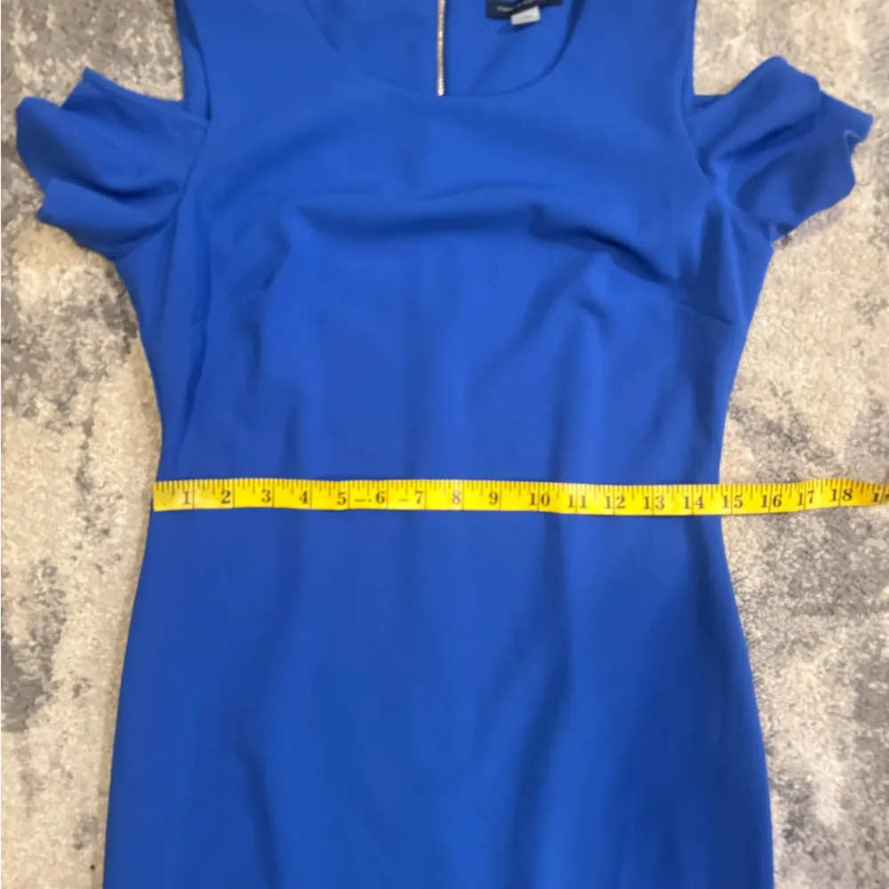 Women’s Tommy Hilfiger Blue Off-Shoulder Dress - Image 6