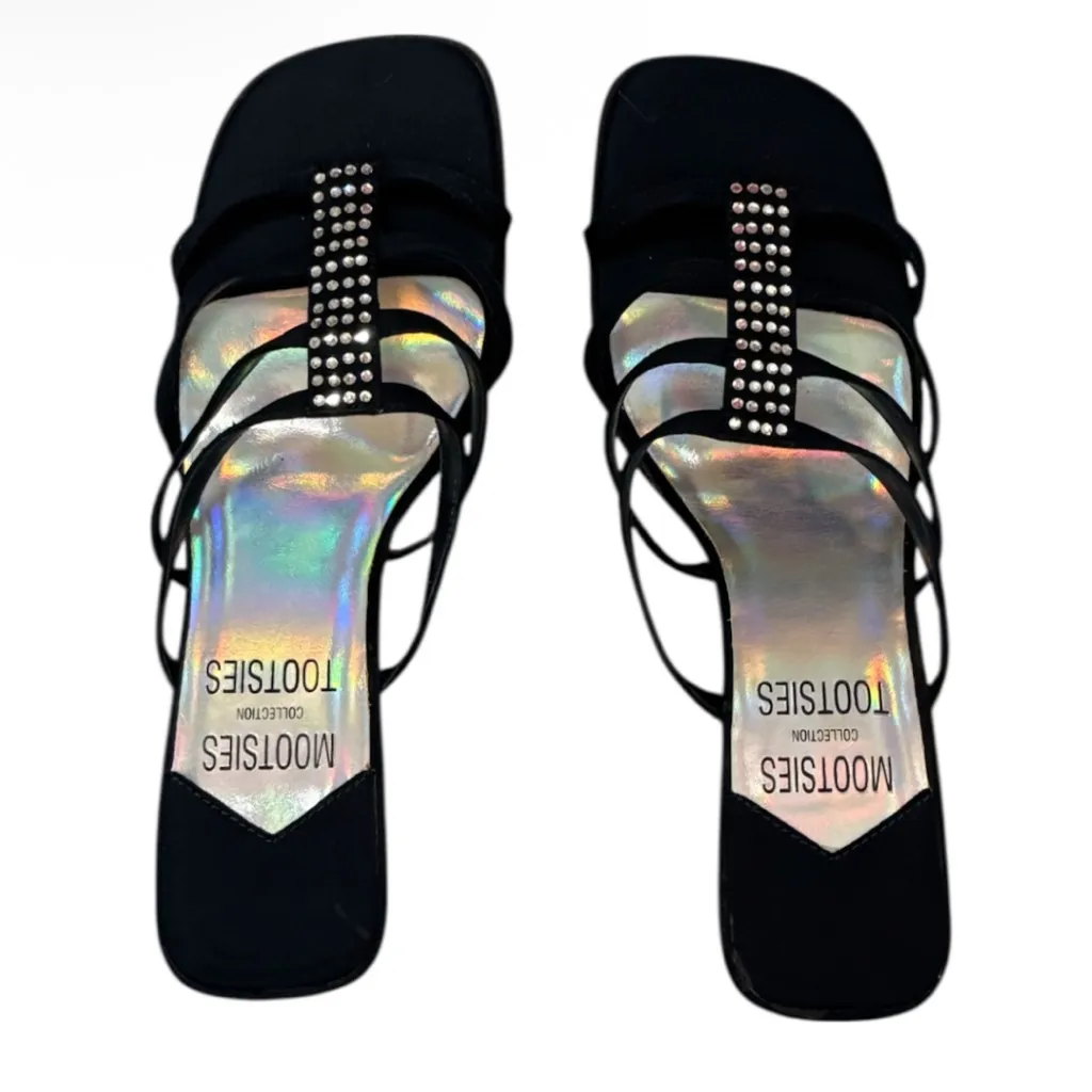 Mootsies Tootsies Black Strappy Heeled Sandals - Image 2
