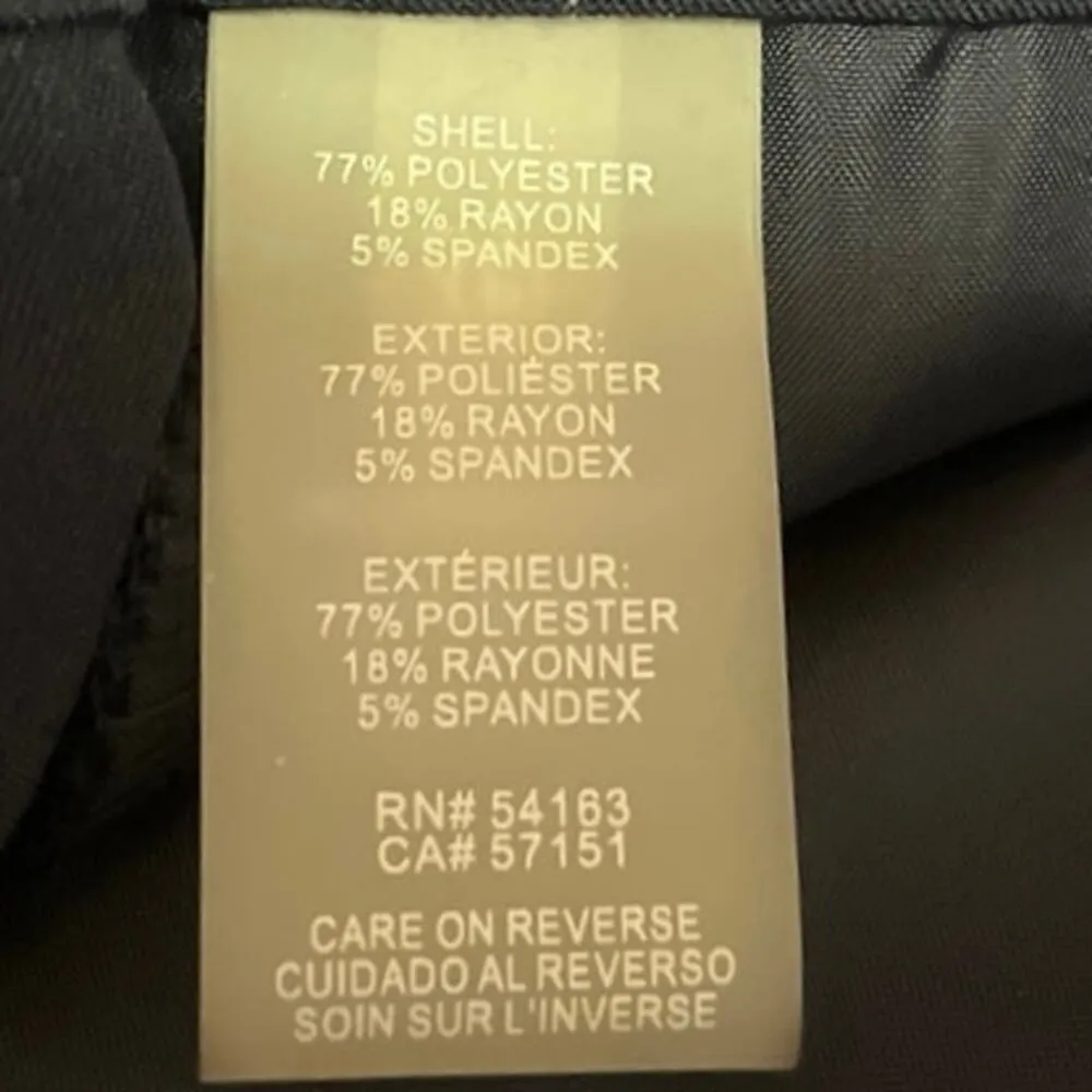 Tommy Hilfiger Women's Blue High Waist Straight Leg Trousers Dress Pants Size 8 - Image 5