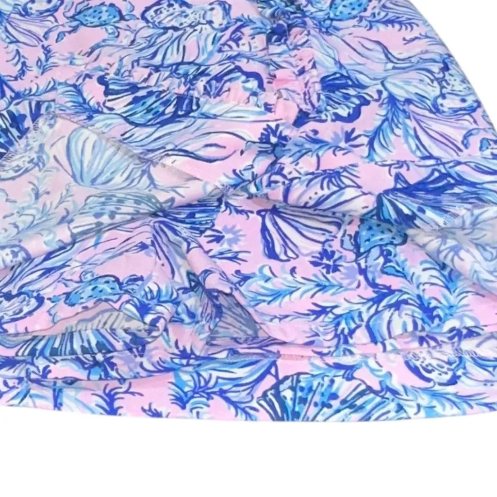 Lilly Pulitzer Zenon Ruffle Romper‎ Magnolia Lilac Ruffle Strappy Size 00 - Image 7