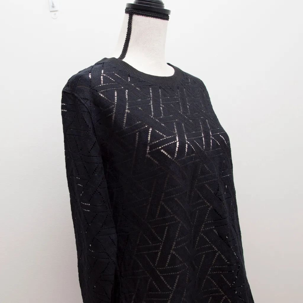 Banana Republic Black Ribbed LS Sweater‎ - Image 2