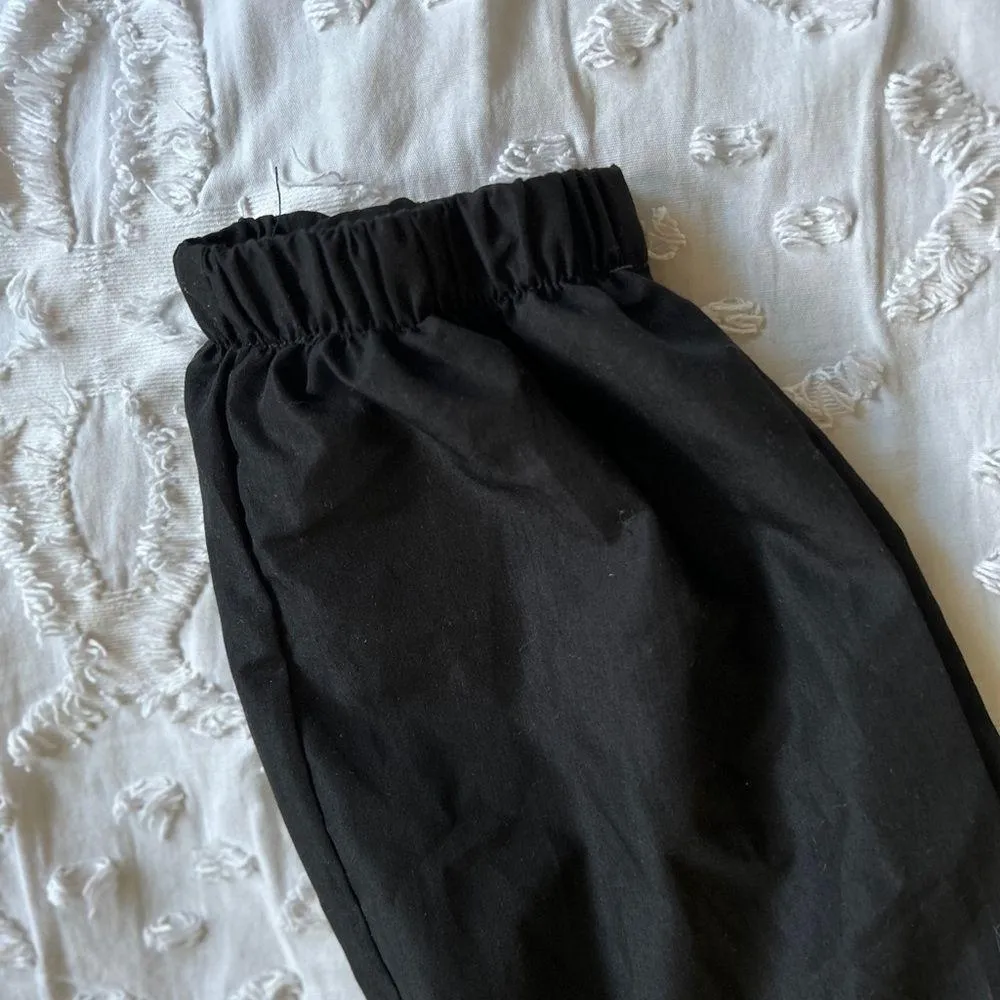 S Black Buckle Cargo Pants - Image 5