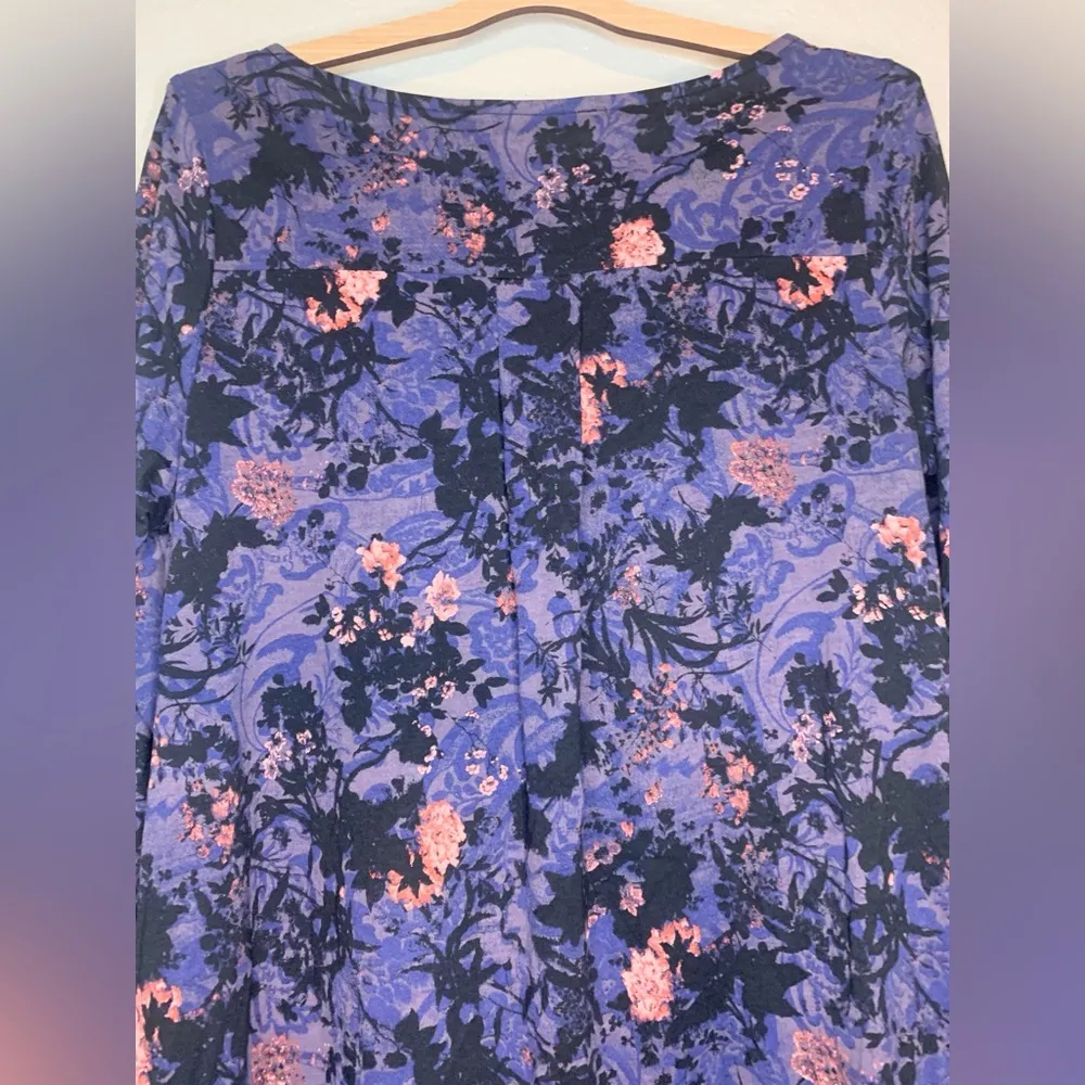 NWT Peruvian Connection Purple Shadow Blossom Dress Size Large - Image 4