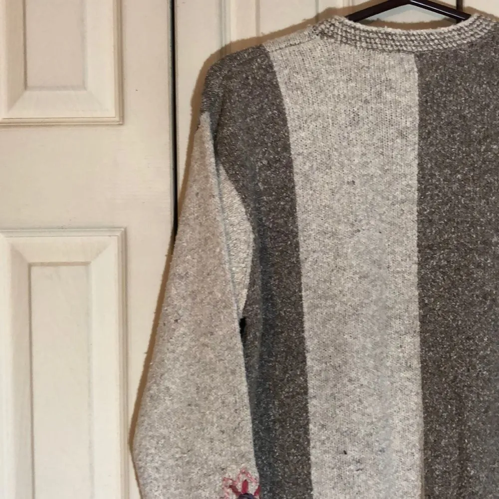 Susan Bristol Vintage Floral Sweater NWT PP - Image 10