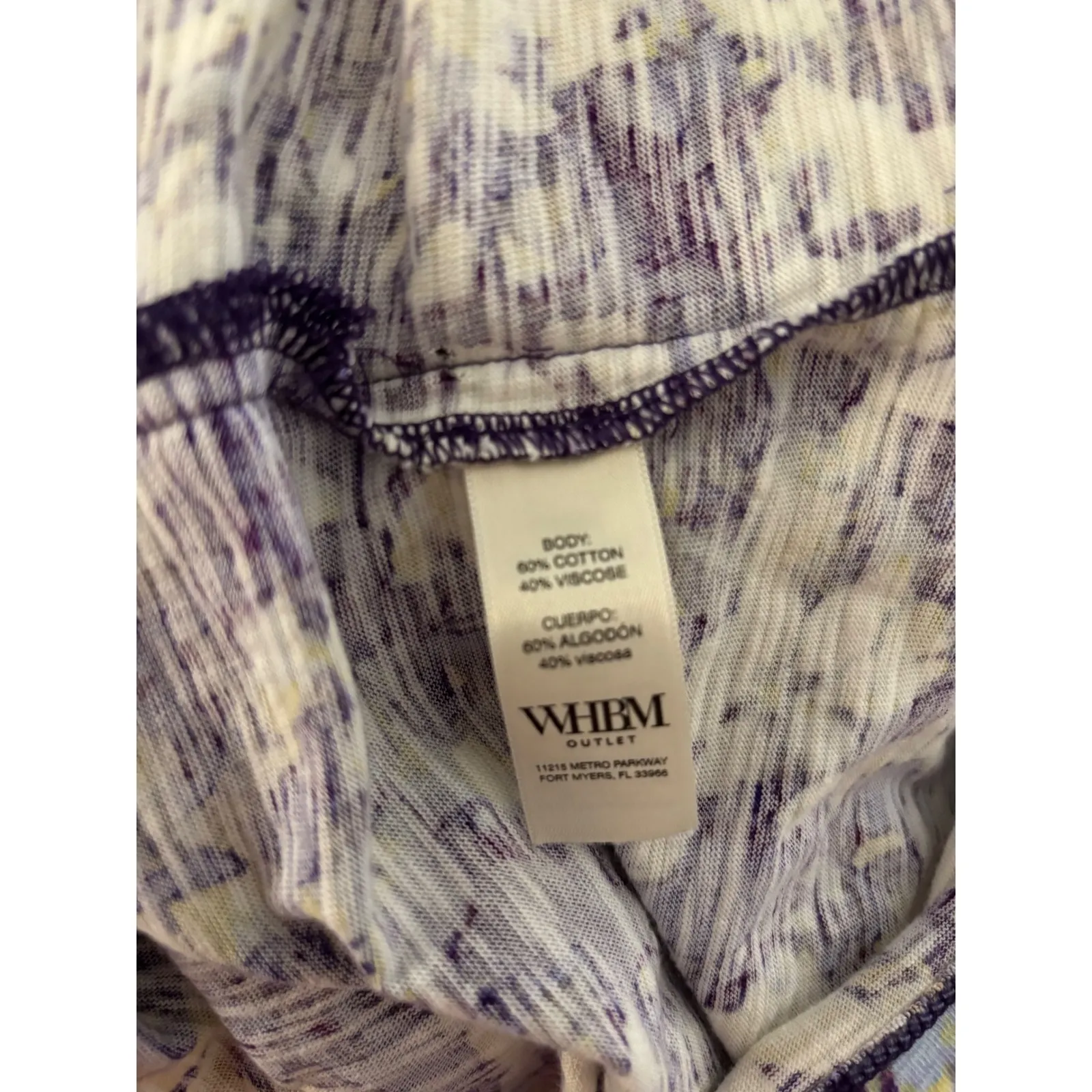 White House Black Market Outlet Sleeveless Ruffle V-Neck Top | Size Medium - Image 3