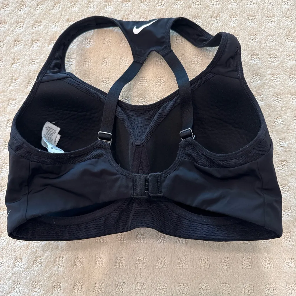 Nike Black Racerback Sports Bra High Support Padded Dri-FIT Size Small (D-E Cup) - Image 3
