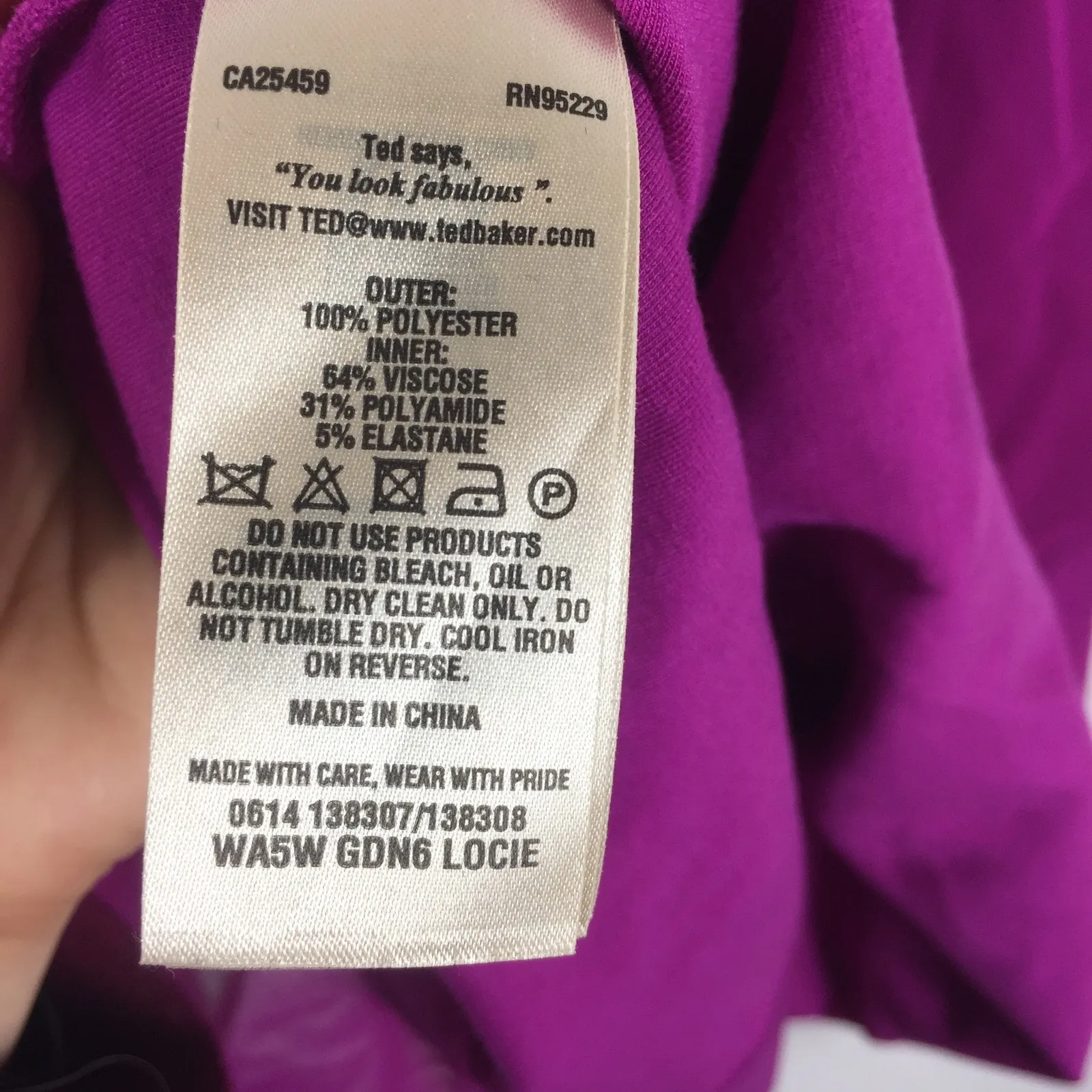 Ted Baker Locie Sheer Asymmetric Chiffon Overlay Mini Dress Small Cocktail Sheer - Image 7