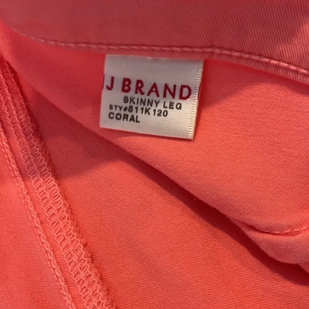 J Brand 811 Mid-Rise Skinny Jeans Coral Size 29 - Image 11