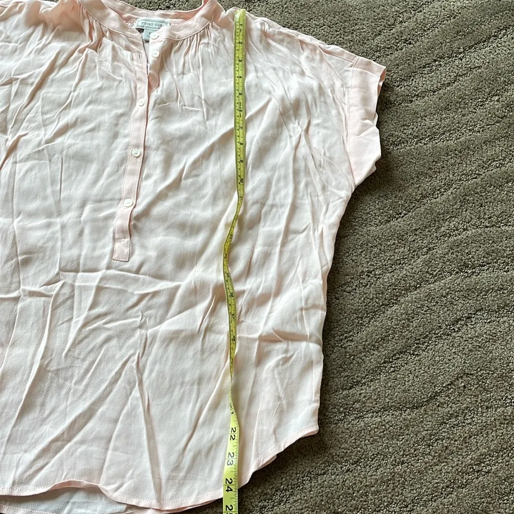 NWT J.Crew point sur blush pink boxy blouse - Image 4