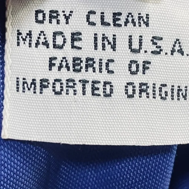 Vintage 80s Skirt Suit Set Gingham Plaid Blazer Gold Buttons Cobalt Blue Black 8 - Image 11