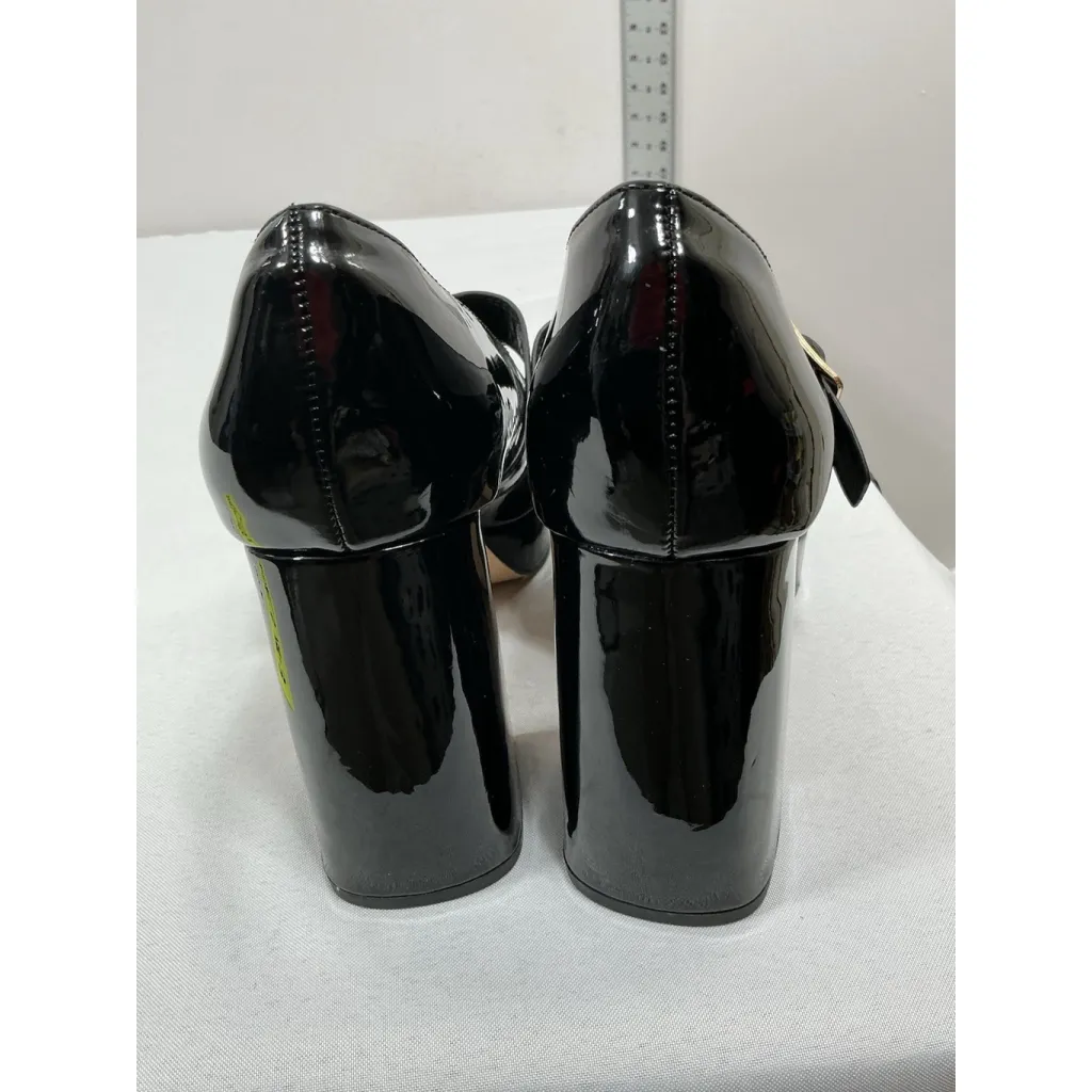 Womans Pb3 NWOT Coutgo Platform Mary Jane Pumps 9.5 Black Strap Buckle Close - Image 5