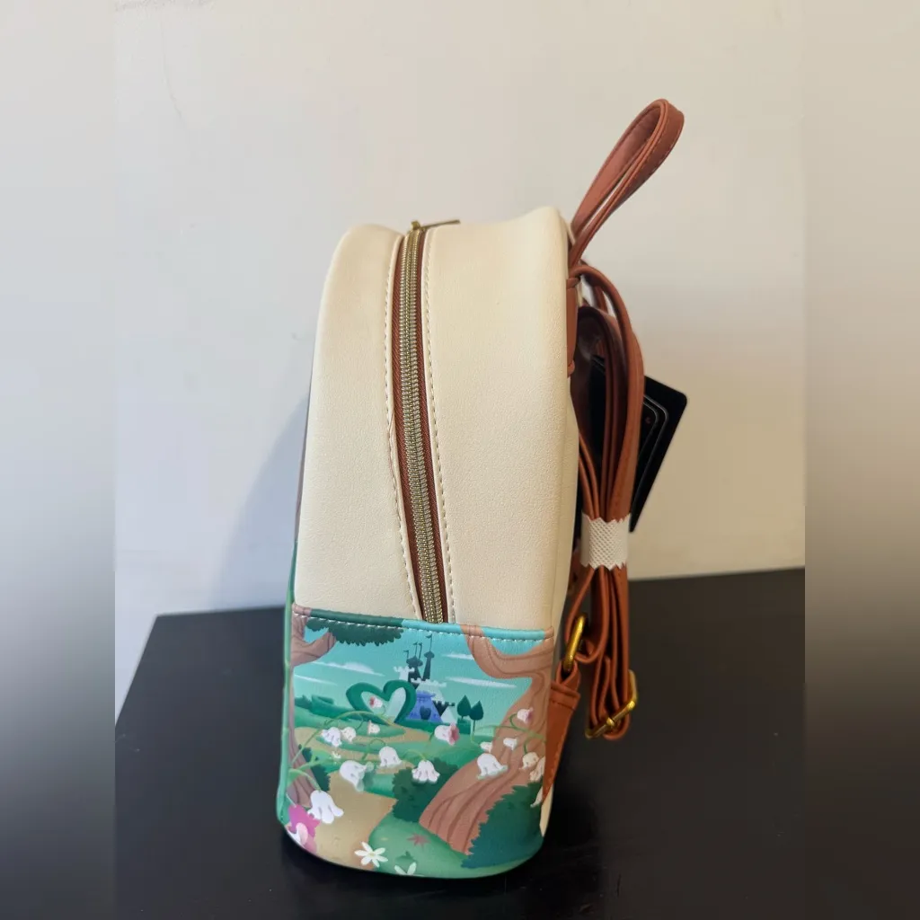 Loungefly Disney Alice In Wonderland Floral Mini Backpack - Image 6