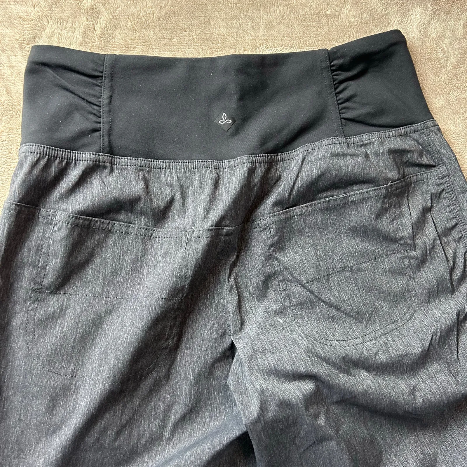 prAna Summit Jogger Pants Size Small Gray Pull On Athleisure Activewear - Image 8