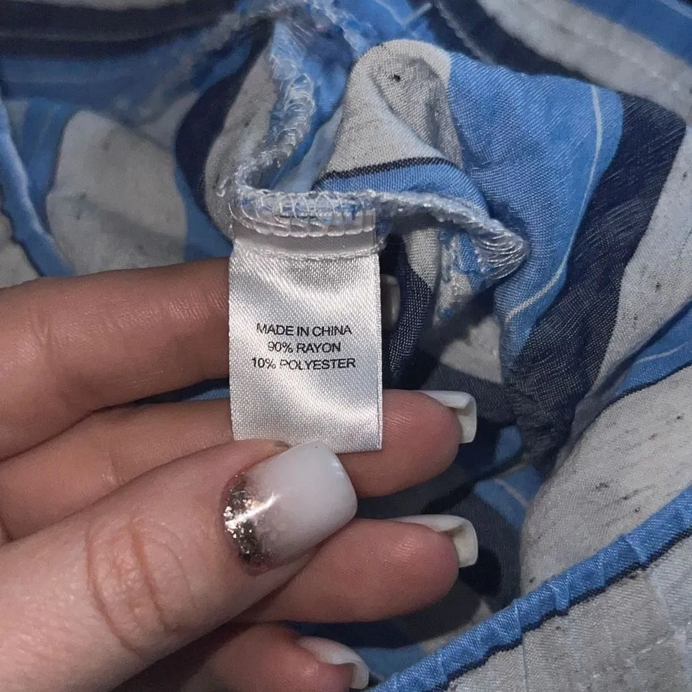 ✨Anthropologie Wide Beach Lounge Pants Blue Striped✨ - Image 5