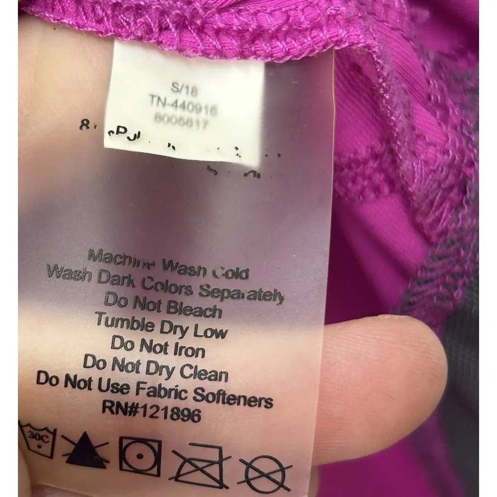 Title Nine Sunbuster 1/2 Zip Sun Shirt Medium Fuchsia Long Sleeve Stretch Women - Image 6