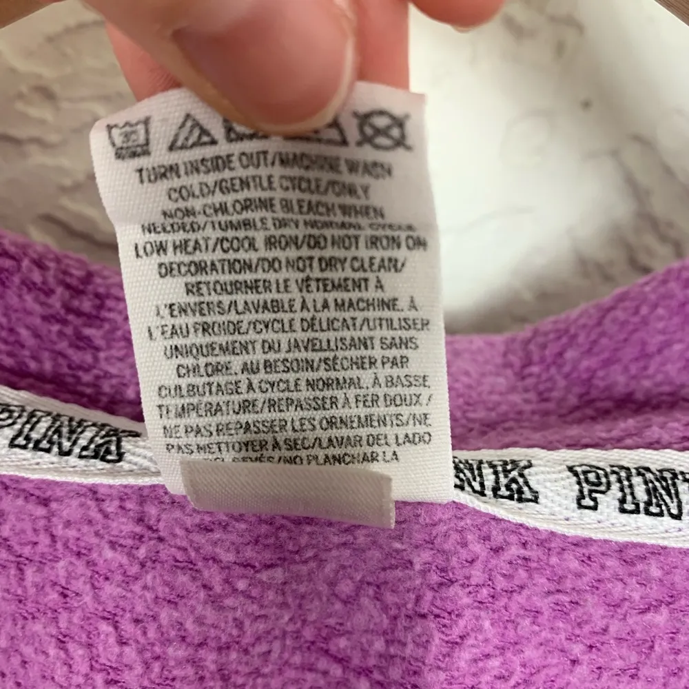 VS PINK Zip Up “PINK” Logo Hoodie - Image 4