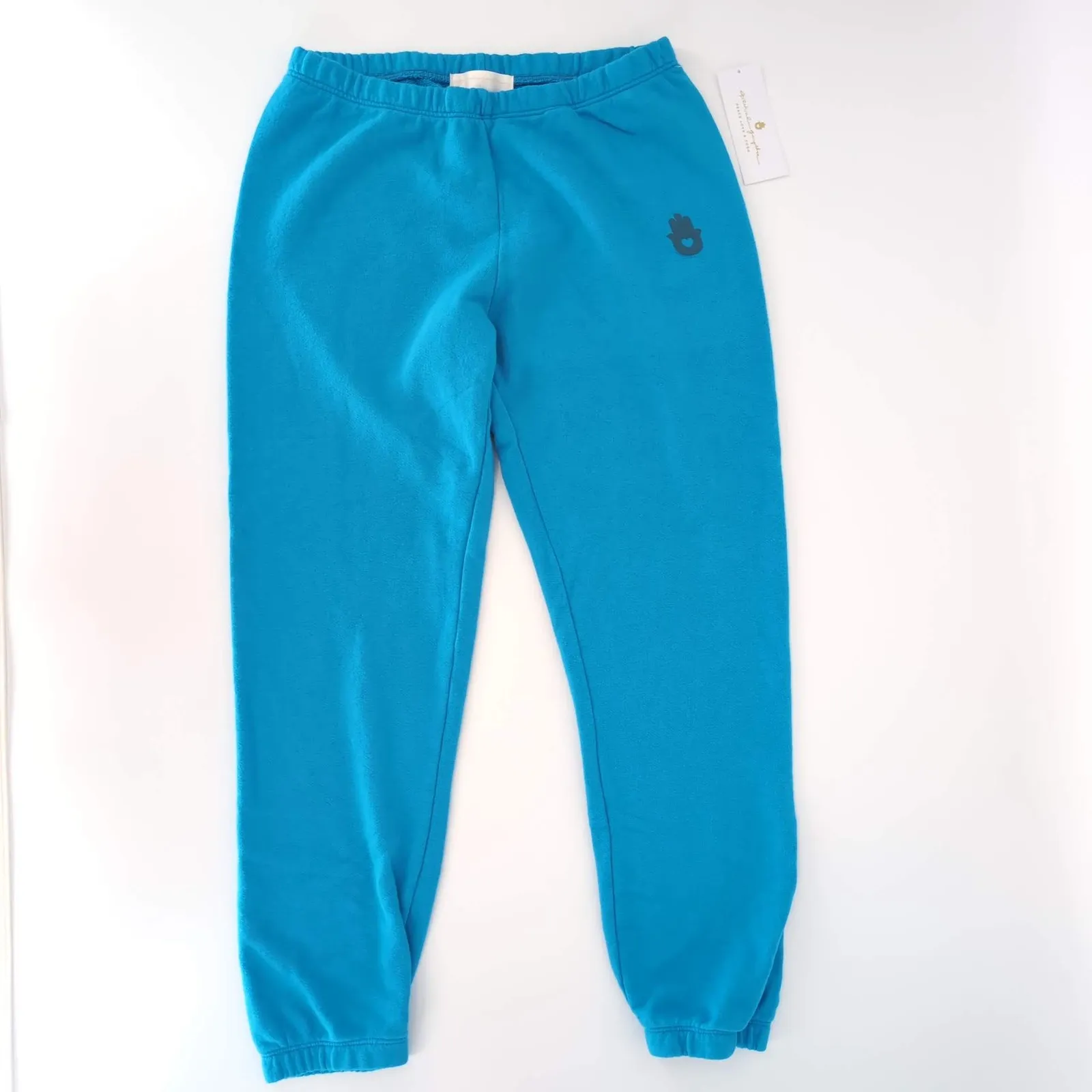 Spiritual Gangster Hamsa Luna Azul Cotton & Modal Sweatpants - Size S - NWT - Image 11