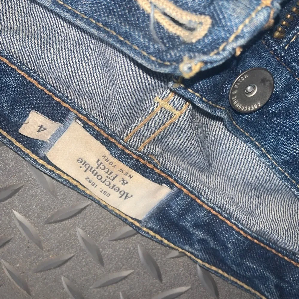 Abercrombie and Fitch jeans denim fall y2k classic casual $120 summer boho faded - Image 3