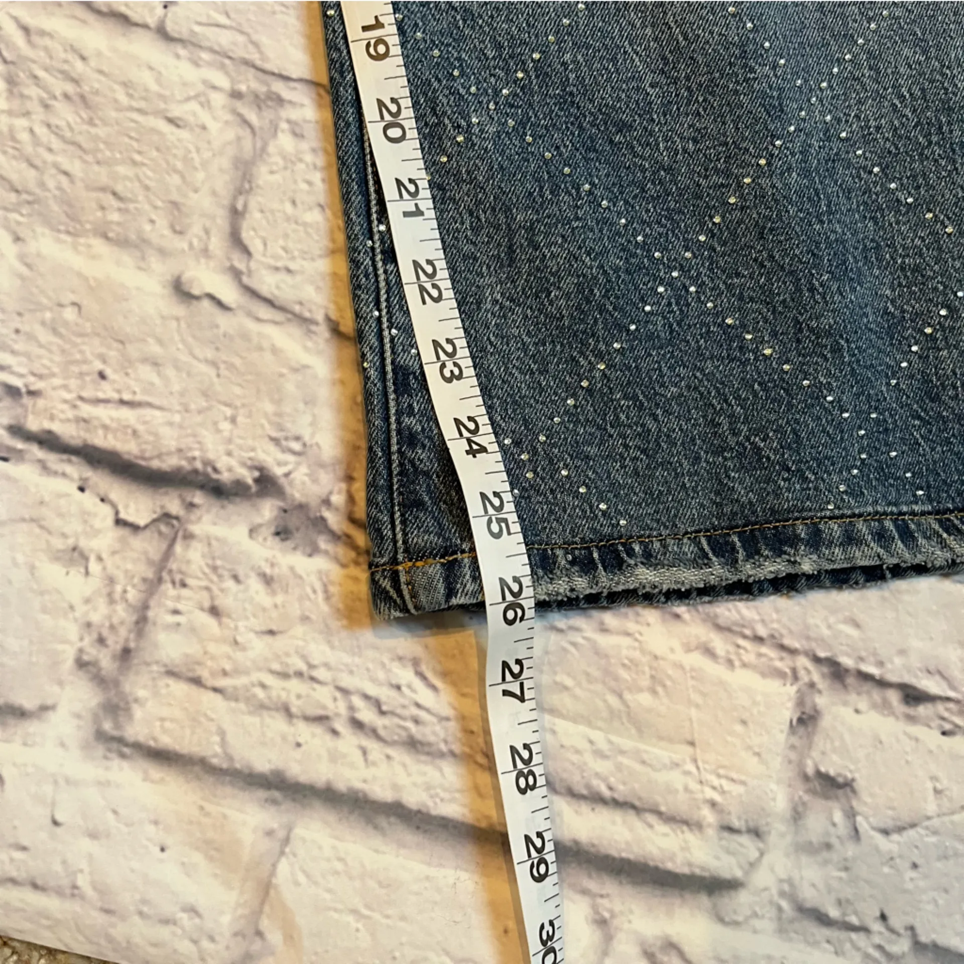 Good American wide leg ease diamond pattern 10 - Image 6