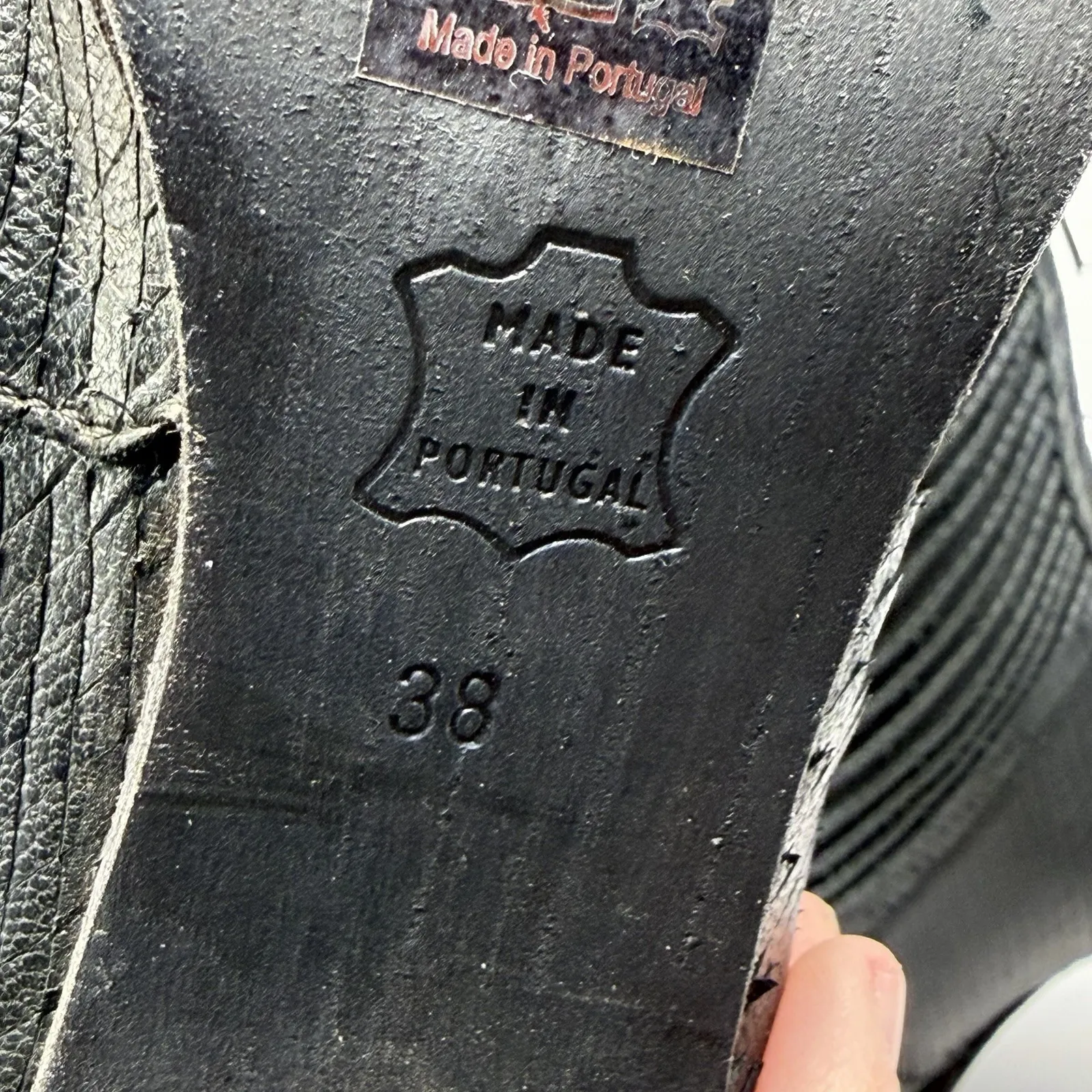 Free People Woman's Sz 7.5 "Barleda"  Snake Skin Leather Ankle Boots EU 38 - Image 9