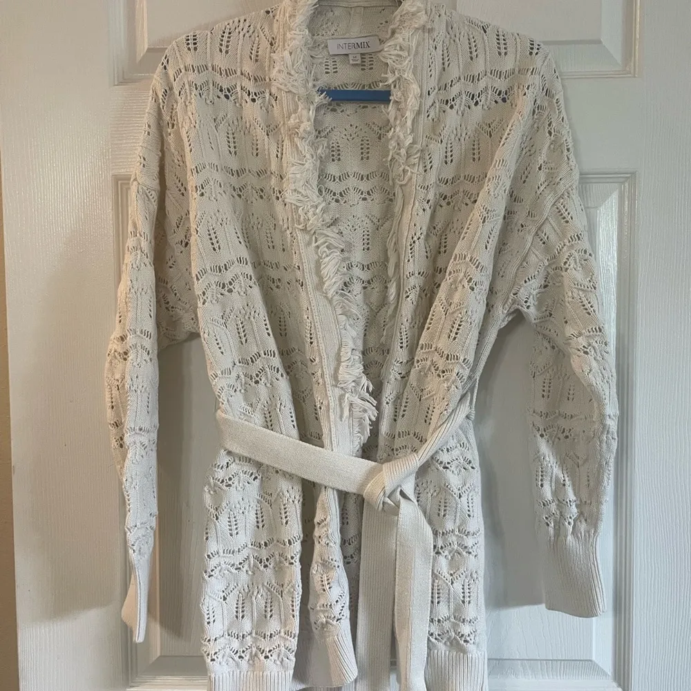 Intermix size medium Brady wrap cardigan - Image 7