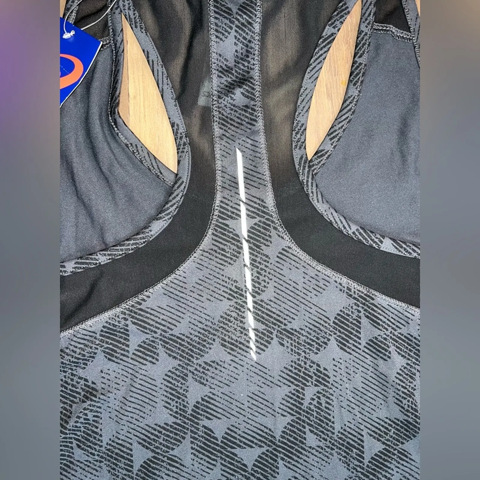 ASICS Women’s‎ PR Lyte Racerback Large Gray/Black NWT - Image 9